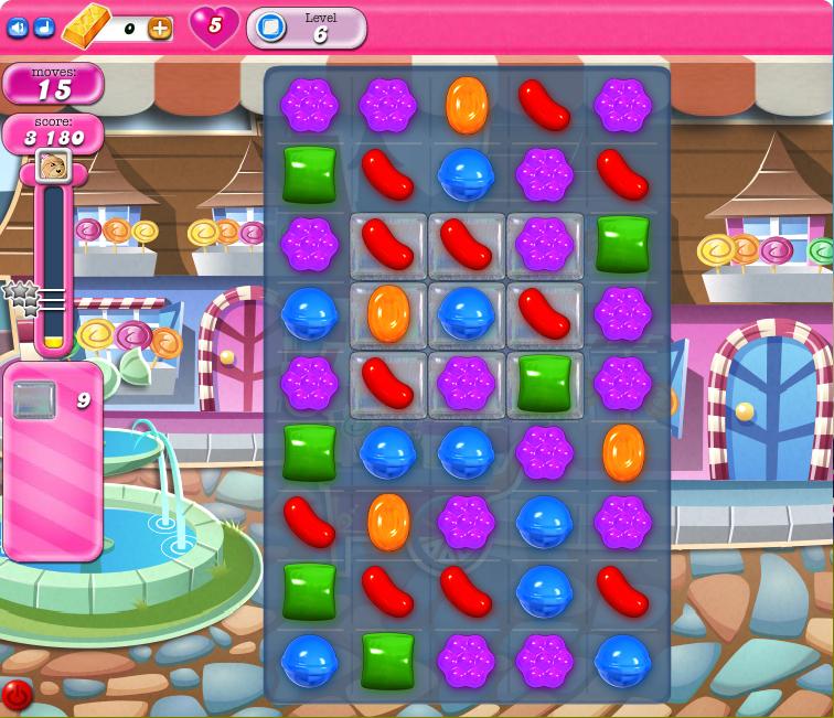 Candy crush playfield jelly